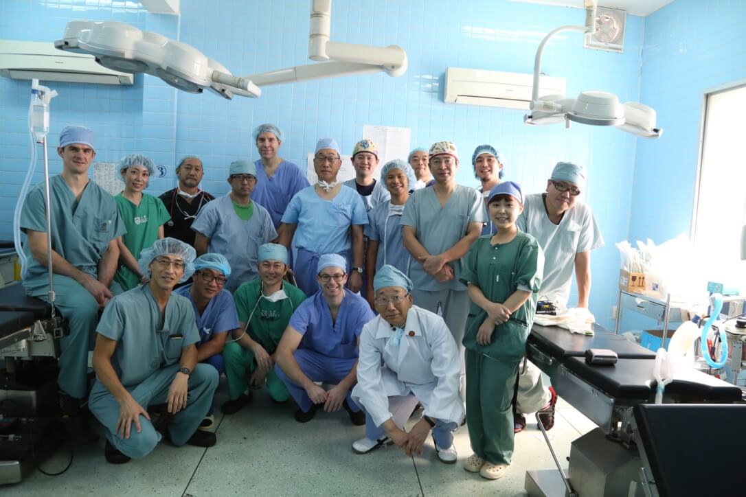 Group photo of all the dental workers during the trip to Vietnam.